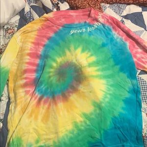 Long sleeve tie-dye shirt